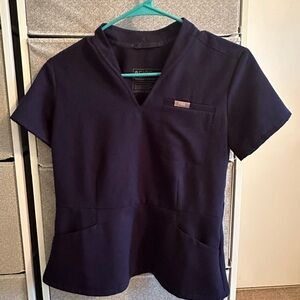 Figs Navy Blue Women's Scrub Set